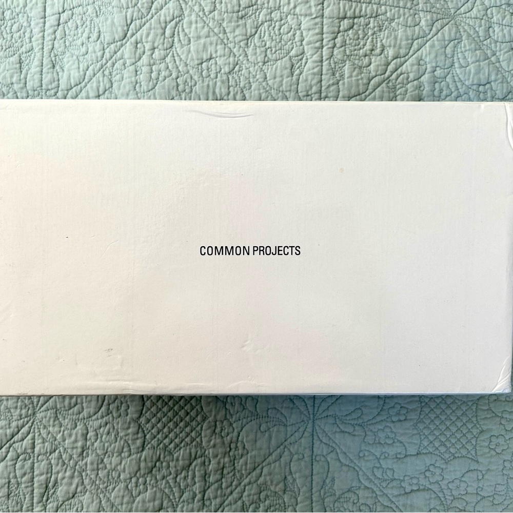 COPY - Common Projects box with tissue paper and bag